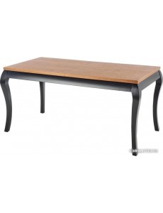 Кухонный стол Halmar Windsor 160-200/80 (темный дуб/черный)