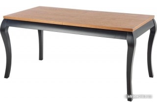 Halmar Windsor 160-240/90 (темный дуб/черный)