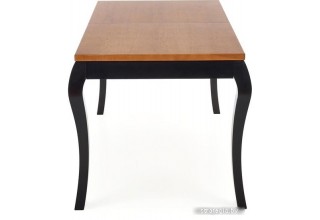 Halmar Windsor 160-240/90 (темный дуб/черный)