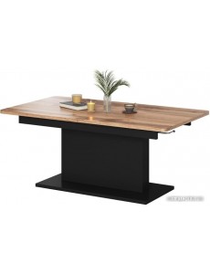 Кухонный стол Halmar Busetti (дуб вотан/черный мат)