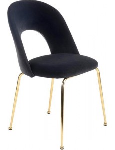 Стул Halmar K385 (черный/золотой)