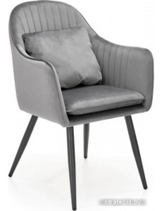 Стул с подлокотниками Halmar K464 (серый/черный)