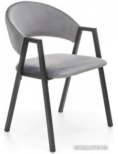Стул с подлокотниками Halmar K473 (серый/черный)
