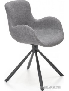 Стул с подлокотниками Halmar K475 (серый/черный)