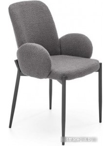 Стул с подлокотниками Halmar K477 (серый/черный)