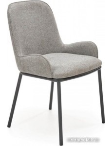 Стул с подлокотниками Halmar K481 (серый/черный)