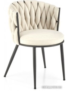 Стул Halmar K516 (светло-бежевый/черный)
