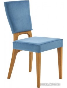 Стул Halmar Wenanty (синий/дуб медовый)