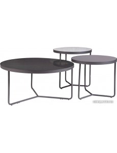 Журнальный столик Signal Artemida (черный/серый/светло-серый)