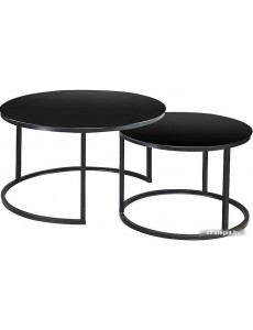 Журнальный столик Signal Atlanta D (черный/черный матовый)