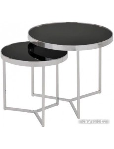 Журнальный столик Signal Delia II (черный/хром)