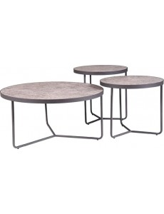 Журнальный столик Signal Demeter (серый бетон/черный)