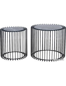 Журнальный столик Signal Lucca (черный мрамор/черный)