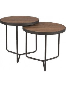 Журнальный столик Signal PENELOPE (орех/черный)