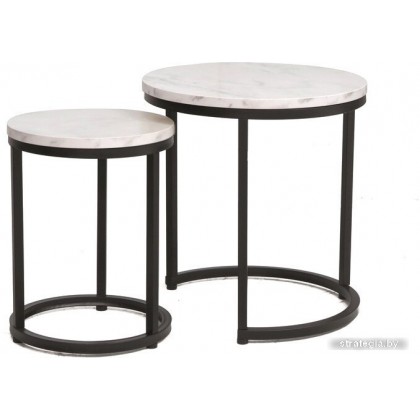 Signal HOLA (2 шт., белый мрамор/черный)