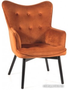 Интерьерное кресло Signal Carmen Velvet Bluvel 4215 (корица)