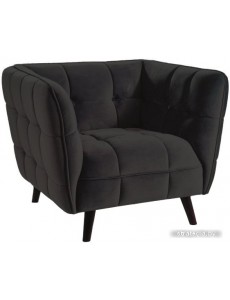 Интерьерное кресло Signal Castello Velvet 1 Bluvel 19 (черный)