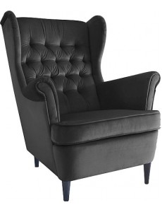 Интерьерное кресло Signal Harry Velvet Bluvel 19 (черный)