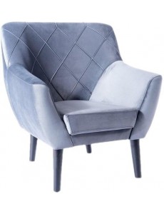 Интерьерное кресло Signal Kier 1 Velvet Bluvel 14 (серый)