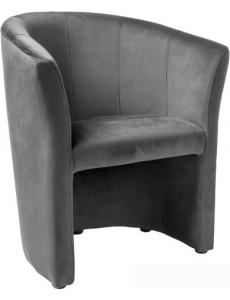 Интерьерное кресло Signal TM-1 Velvet (серый)