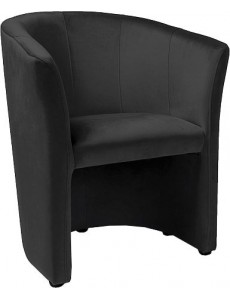 Интерьерное кресло Signal TM-1 Velvet Bluvel 19 (черный)