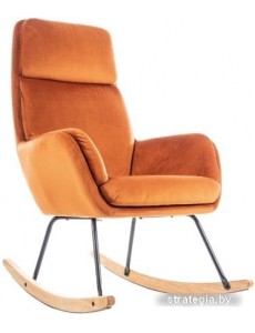 Кресло-качалка Signal Hoover Velvet (оранжевый)