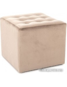 Пуфик Signal Lori Velvet Bluvel 40 (темно-бежевый)