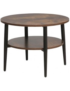 Журнальный столик Signal ELLA B (коричневый/черный)
