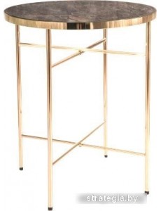 Журнальный столик Signal Ibiza C (мрамор/золотой)