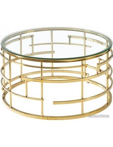 Журнальный столик Signal Livia LIVIAZLTR (прозрачный/золотой)