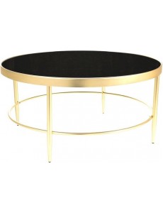 Журнальный столик Signal Mystic B (черный/золотой мат)