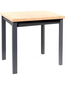 Кухонный стол Signal Adam 90x65 (дуб артизан/черный)