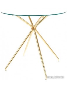 Кухонный стол Signal Azalia 80 (прозрачный/золотой)