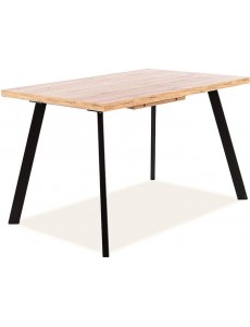 Кухонный стол Signal Brick BRICKDAC120 (дуб артизан/черный)