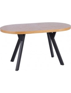 Кухонный стол Signal Domingo II DOMINGO2DC140 (дуб/черный)