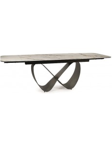 Кухонный стол Signal Infinity ceramic INFINITYBBR160 (белый/коричневый)