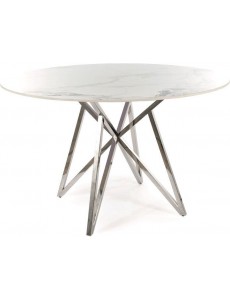 Кухонный стол Signal Murano MURANOBCHFI120 (белый/хром)