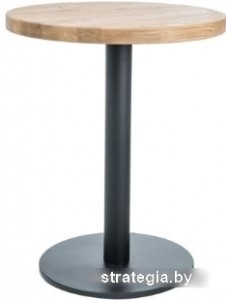 Кухонный стол Signal Puro II 80 (дуб/черный)