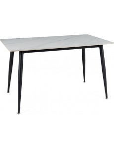 Кухонный стол Signal Rion RIONBC130 (белый/черный)
