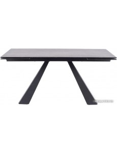 Кухонный стол Signal Salvadore Ceramic II SALVADORECII120 (серый/черный мат)
