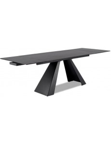 Кухонный стол Signal Salvadore ceramic SALVADORESZC180 (серый мрамор/черный)