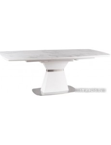 Кухонный стол Signal Saturn II 160/210x90 (белый)