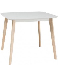 Кухонный стол Signal Tibi (белый/дуб беленый)