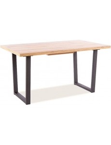 Кухонный стол Signal Vito VITODAC140 (дуб артизан/черный)