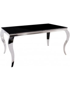 Кухонный стол Signal Prince PRINCECCH150 (черный/хром)