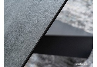 Signal Salvadore Ceramic 160/240x90 (серый мрамор/черный матовый)