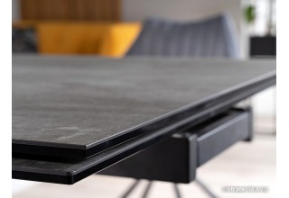 Signal Salvadore Ceramic 160/240x90 (серый мрамор/черный матовый)