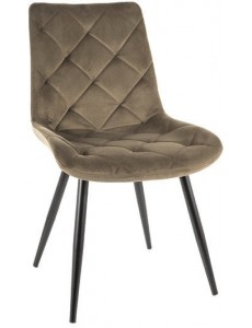 Стул Signal Ralph Velvet (bluvel 77 оливковый/черный)