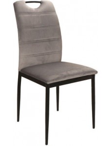 Стул Signal Rip Velvet (bluvel 14 серый/черный)