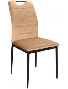 Стул Signal Rip Velvet (bluvel 28 бежевый/черный)